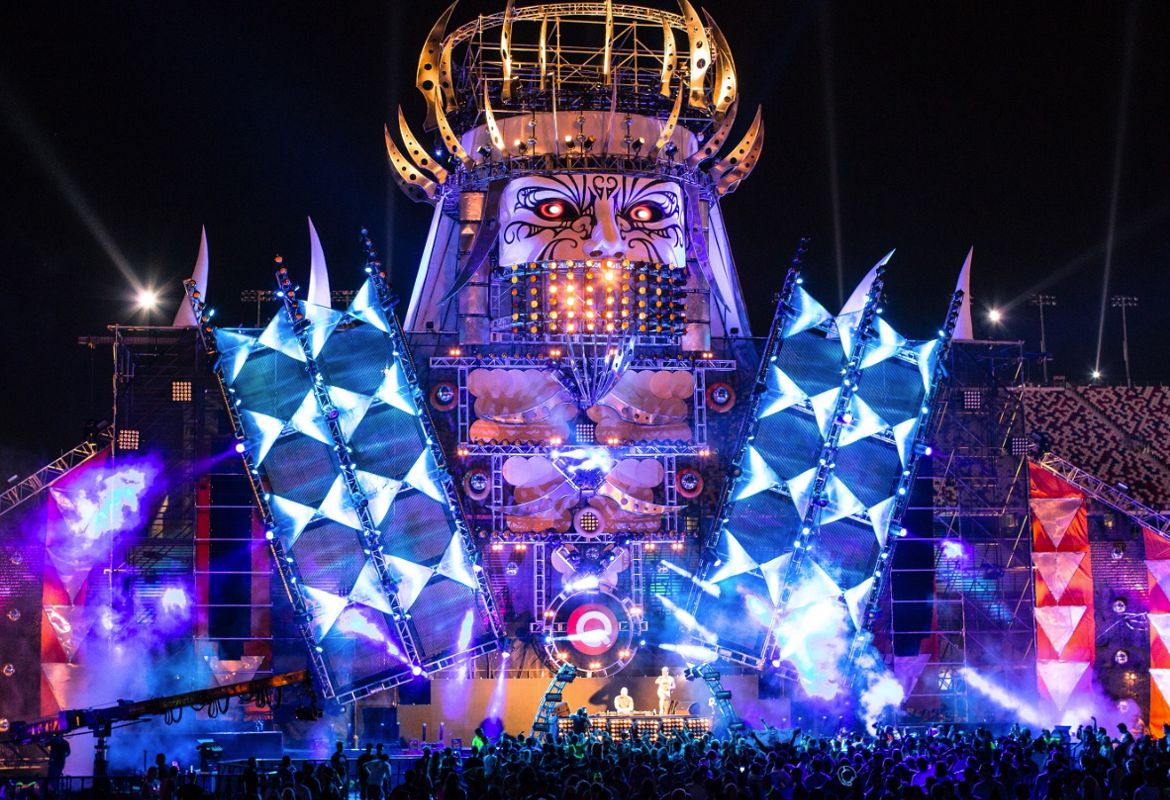 Transmissão ao vivo do festival EDC