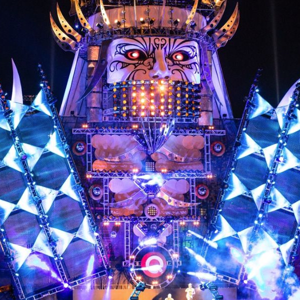 Transmissão ao vivo do festival EDC